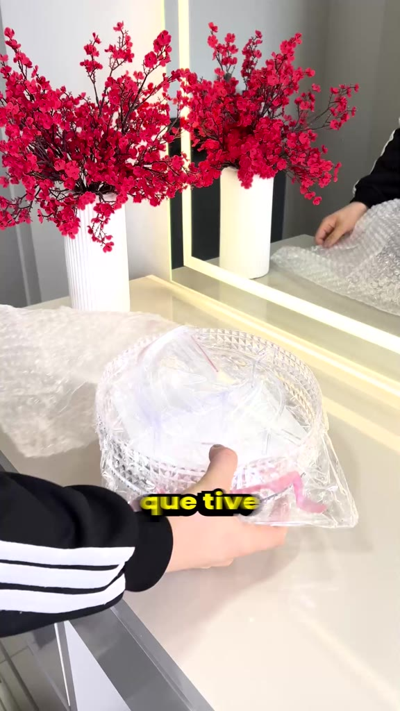 Organizador de maquiagem Acrílico Giratório 360º Suporte Para Cosméticos