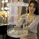 Organizador de maquiagem Acrílico Giratório 360º Suporte Para Cosméticos