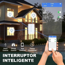 Kit2 Ekaza Interruptor Inteligente Wifi vidro 2.5d 1,2,3,4 botão Touch Alexa Google home