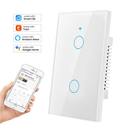 Kit2 Ekaza Interruptor Inteligente Wifi vidro 2.5d 1,2,3,4 botão Touch Alexa Google home