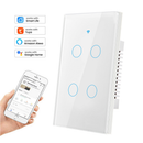 Kit2 Ekaza Interruptor Inteligente Wifi vidro 2.5d 1,2,3,4 botão Touch Alexa Google home