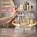 Organizador de maquiagem Acrílico Giratório 360º Suporte Para Cosméticos
