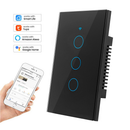 Kit2 Ekaza Interruptor Inteligente Wifi vidro 2.5d 1,2,3,4 botão Touch Alexa Google home