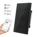 Kit2 Ekaza Interruptor Inteligente Wifi vidro 2.5d 1,2,3,4 botão Touch Alexa Google home