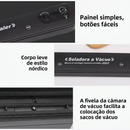 Seladora a Vácuo Portátil para Alimentos - Máquina de Embalar a Vácuo + 10 Sacos de Brinde