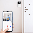 Campainha Wi-Fi Recarregável com Monitoramento HD 24h e Acessórios Completos (Cabo de Dados Incluso) para Sua Segurança