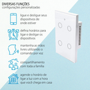Kit2 Ekaza Interruptor Inteligente Wifi vidro 2.5d 1,2,3,4 botão Touch Alexa Google home