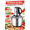 Picador De Alimentos Moedor De Carne Mixer Elétrica Processador Cozinha Casa Alho - 110v-220v